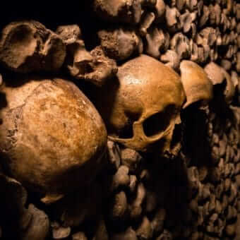 Les catacombes à Paris
