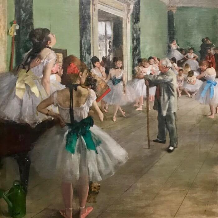 edgard degas the danse classroom