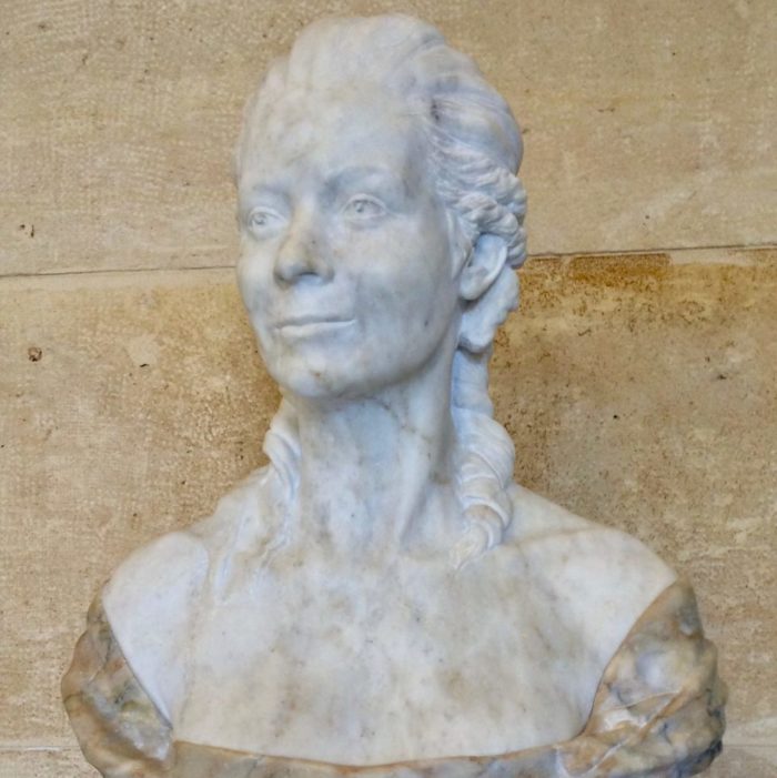 Olympe de Gouges buste à l'Assemblée Nationale