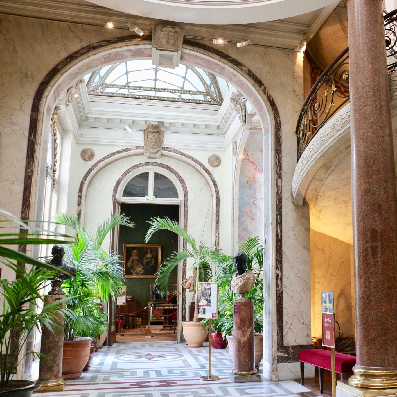 Musée Jacquemart André winter garden