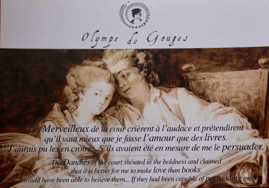 Olympe de Gouges carte postale