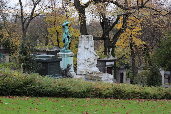 Pere Lachaise cimetière vue de la partie centrale