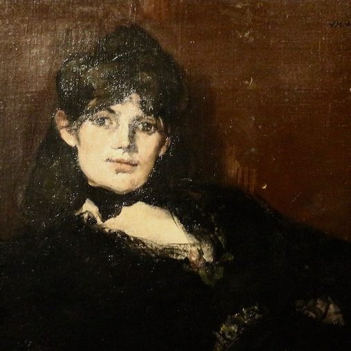 Portrait de Berthe Morisot par Manet