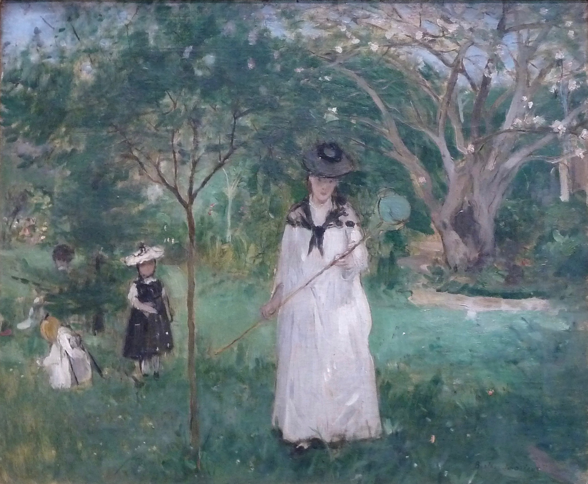 Berthe Morisot la chasse aux papillons