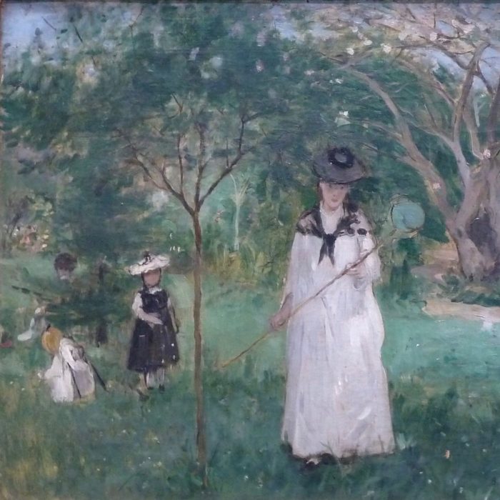 Berthe Morisot la chasse aux papillons- femme peintre française