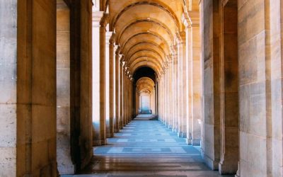Royal palace arcades