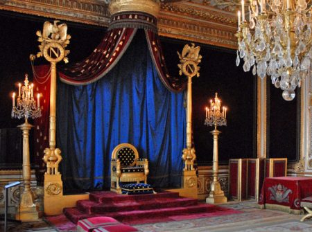 Le château de Fontainebleau la salle du trône visites guidées