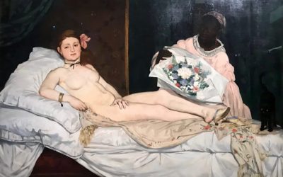 Female's nude at the musée d'Orsay by Edouard Manet