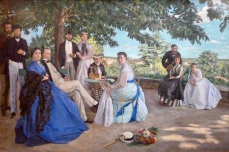 Bazille réunion de famille musée d'Orsay