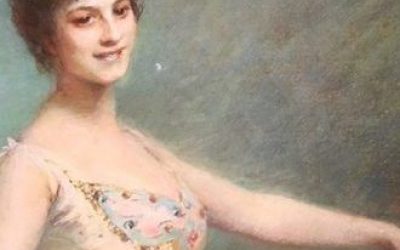 opera garnier painting of a ballerina